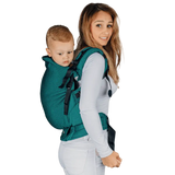 Herringbone Emerald LennyPreschool Carrier by LennyLamb LennyLamb