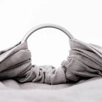 Grey Herringbone Ring Sling by Girasol Girasol
