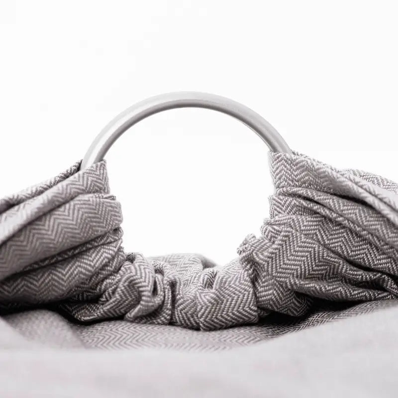 Grey Herringbone Ring Sling by Girasol Girasol