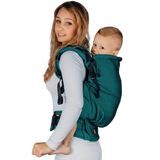 Herringbone Emerald LennyPreschool Carrier by LennyLamb LennyLamb