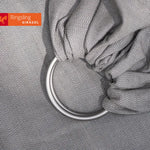 Grey Herringbone Ring Sling by Girasol Girasol