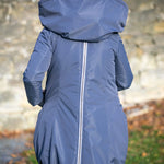 Angel Wings Babywearing Winter Coat Pewter Grey Angel Wings