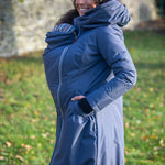 Angel Wings Babywearing Winter Coat Pewter Grey Angel Wings