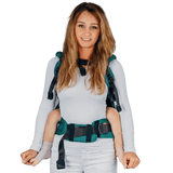 Herringbone Emerald LennyPreschool Carrier by LennyLamb LennyLamb