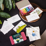 Italian Fields watercolor painting kit Cate Paper Co. at Little Zen One