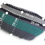 Ombre Green Large Waist Bag by LennyLamb LennyLamb