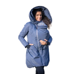 Angel Wings Babywearing Winter Coat Pewter Grey Angel Wings