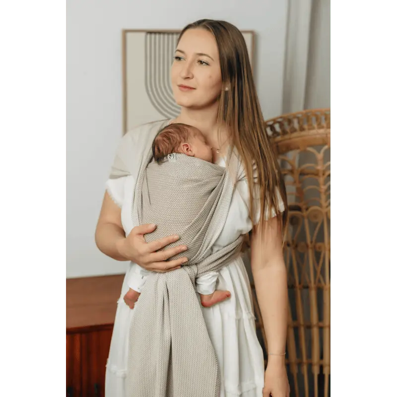 Almond Woven Wrap for Preemies by LennyLamb LennyLamb