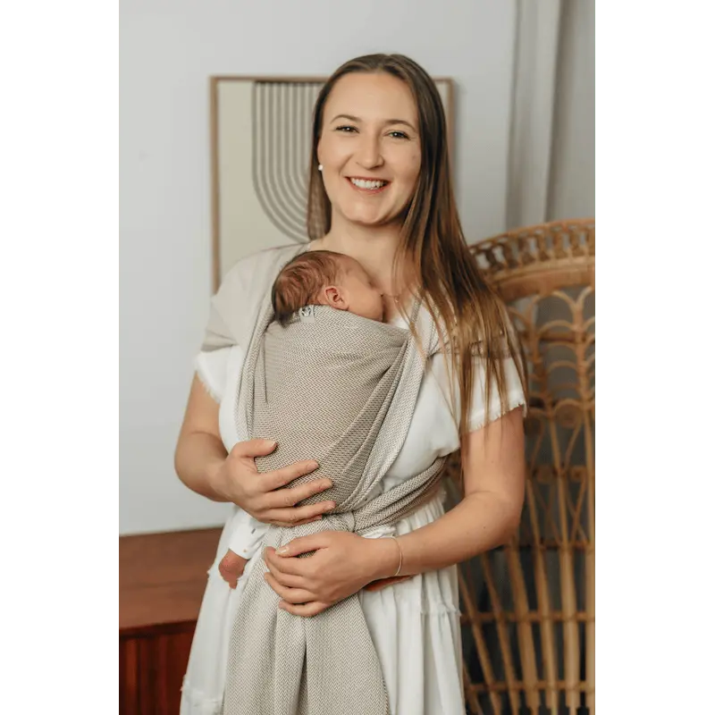 Almond Woven Wrap for Preemies by LennyLamb LennyLamb