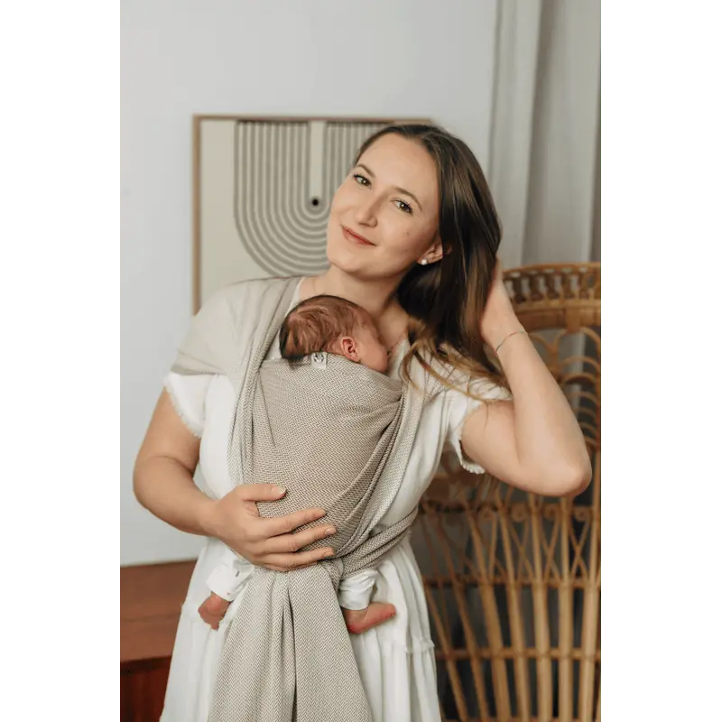 Almond Woven Wrap for Preemies by LennyLamb LennyLamb