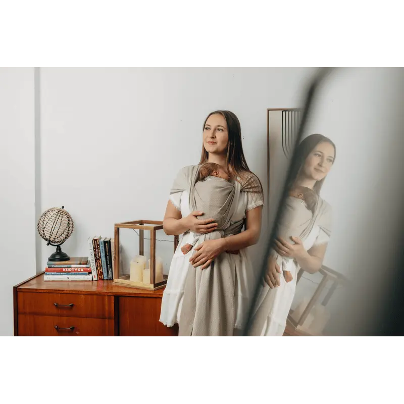 Almond Woven Wrap for Preemies by LennyLamb LennyLamb