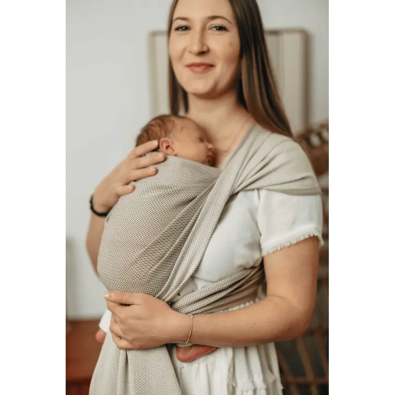 Almond Woven Wrap for Preemies by LennyLamb LennyLamb