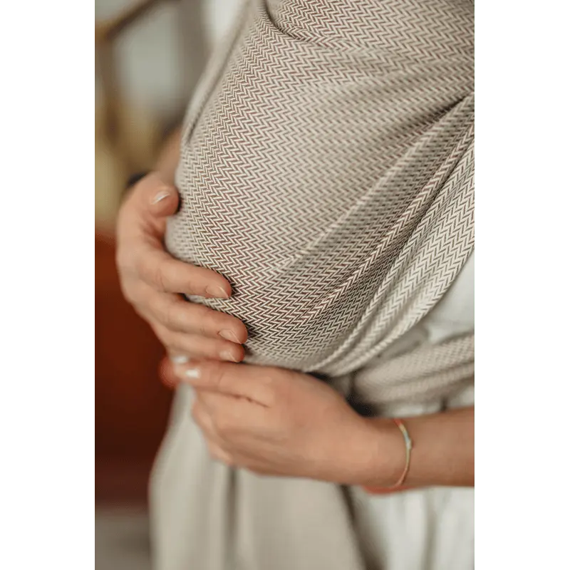 Almond Woven Wrap for Preemies by LennyLamb LennyLamb