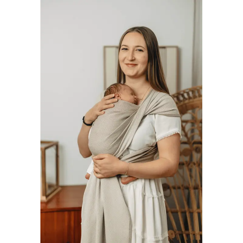 Almond Woven Wrap for Preemies by LennyLamb LennyLamb