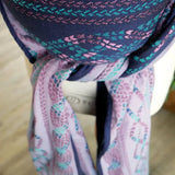 Aran Polar Lights Woven Wrap by Oscha Oscha