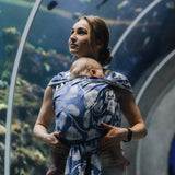 Viridiflora Royal Baby Woven Wrap by LennyLamb LennyLamb