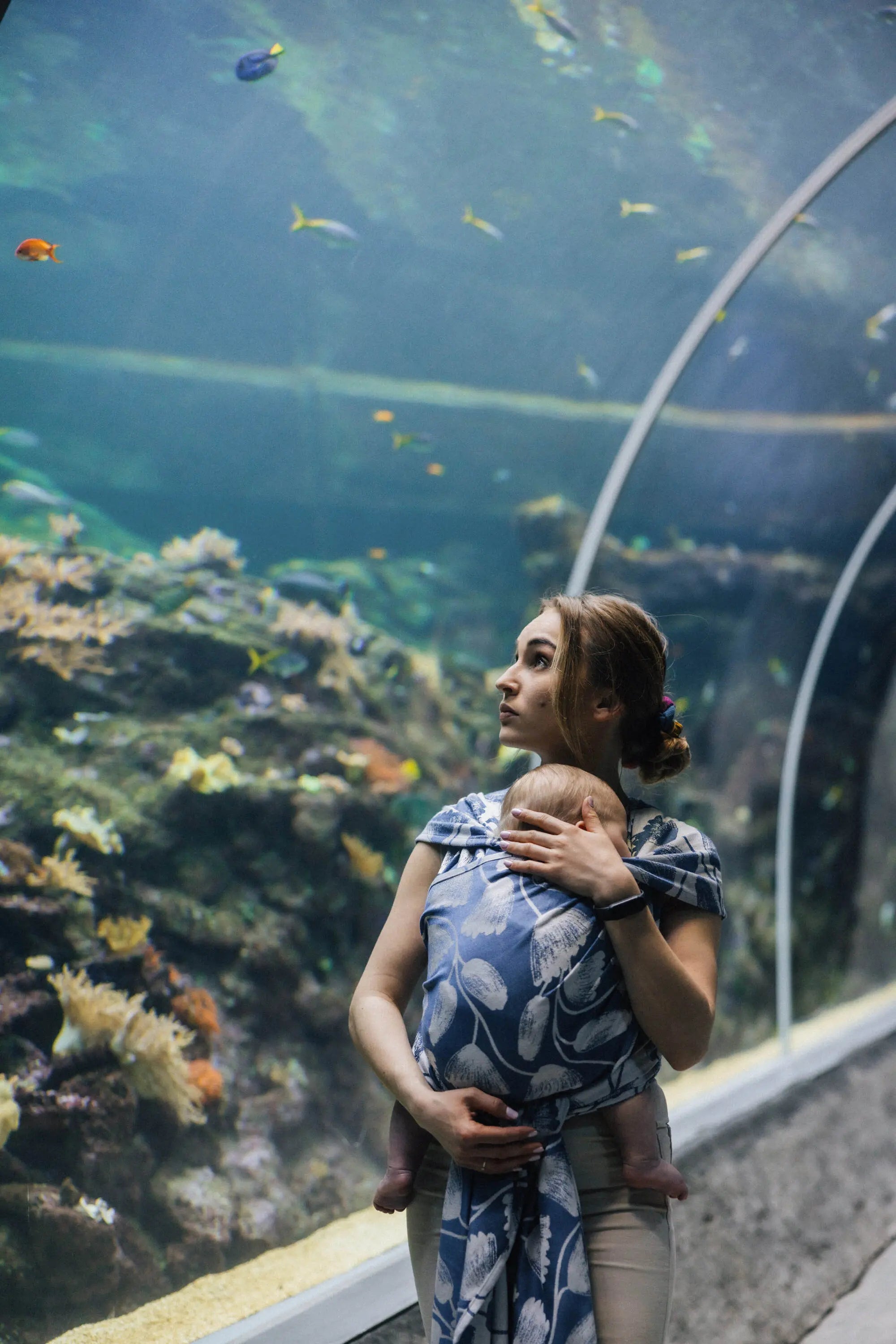 Viridiflora Royal Baby Woven Wrap by LennyLamb LennyLamb