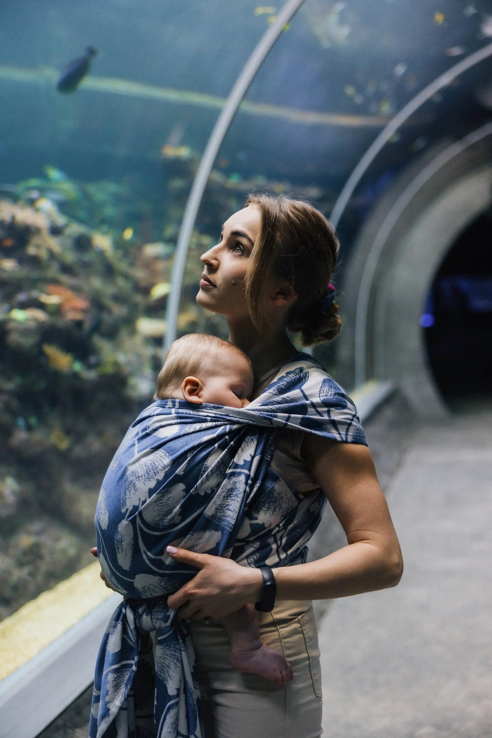 Viridiflora Royal Baby Woven Wrap by LennyLamb LennyLamb