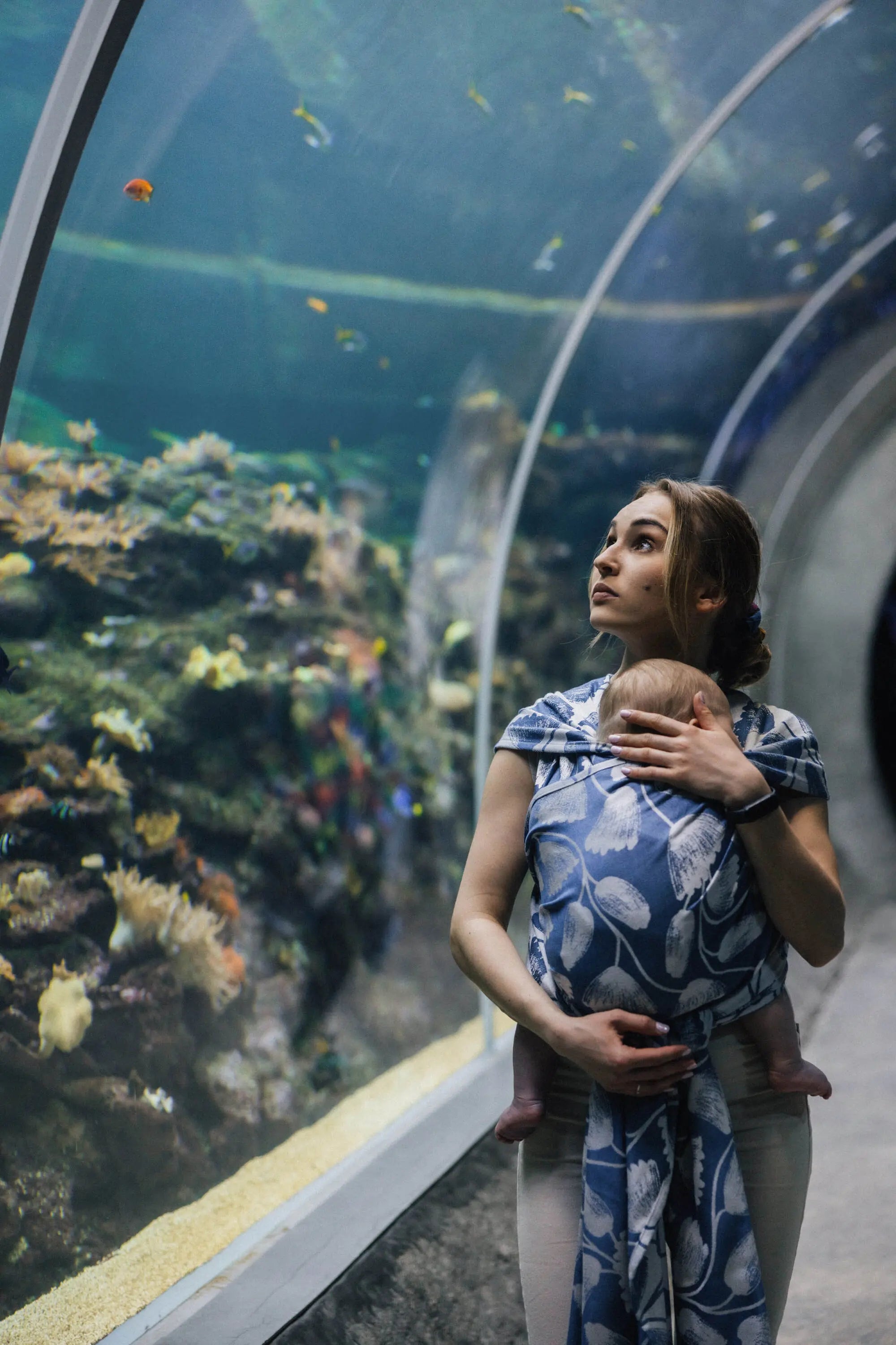 Viridiflora Royal Baby Woven Wrap by LennyLamb LennyLamb