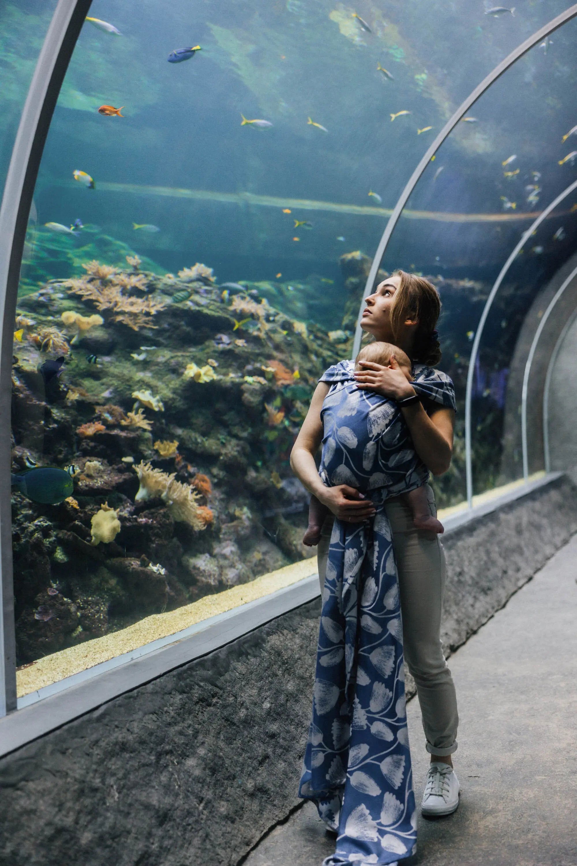 Viridiflora Royal Baby Woven Wrap by LennyLamb LennyLamb