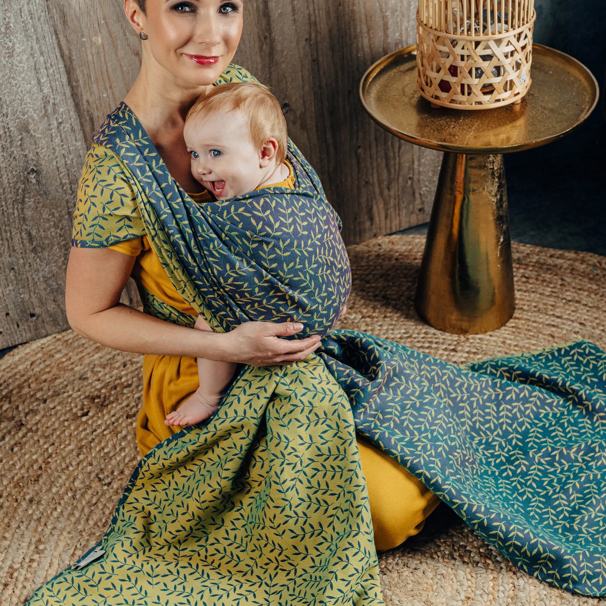 Enchanted Nook In Bloom Woven Wrap by LennyLamb LennyLamb