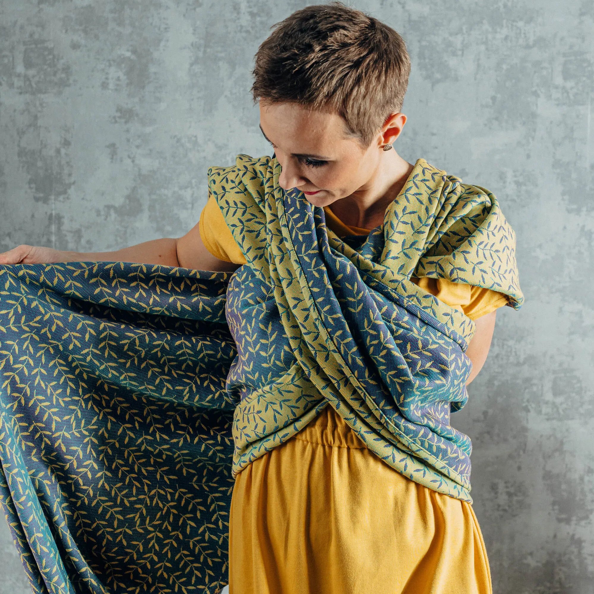 Enchanted Nook In Bloom Woven Wrap by LennyLamb LennyLamb