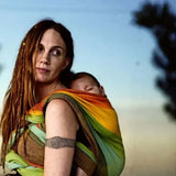 Gold Rainbow Woven Wrap by Girasol Girasol