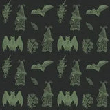 It's Bats Bear Romper by LennyLamb - Green and Black LennyLamb