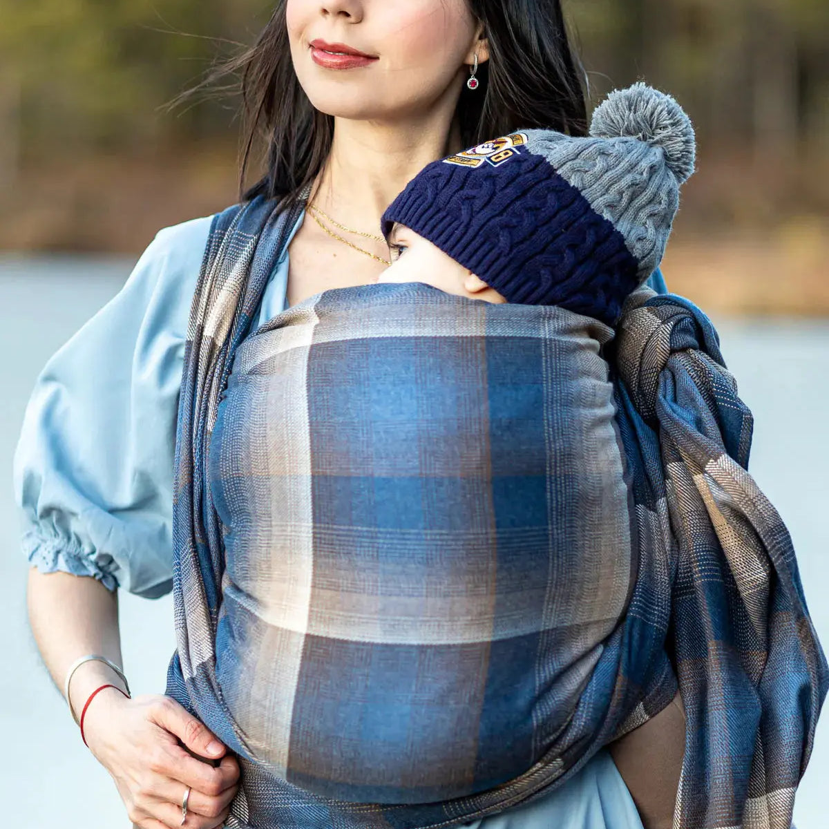 Leithen Tartan Woven Wrap by Oscha Oscha