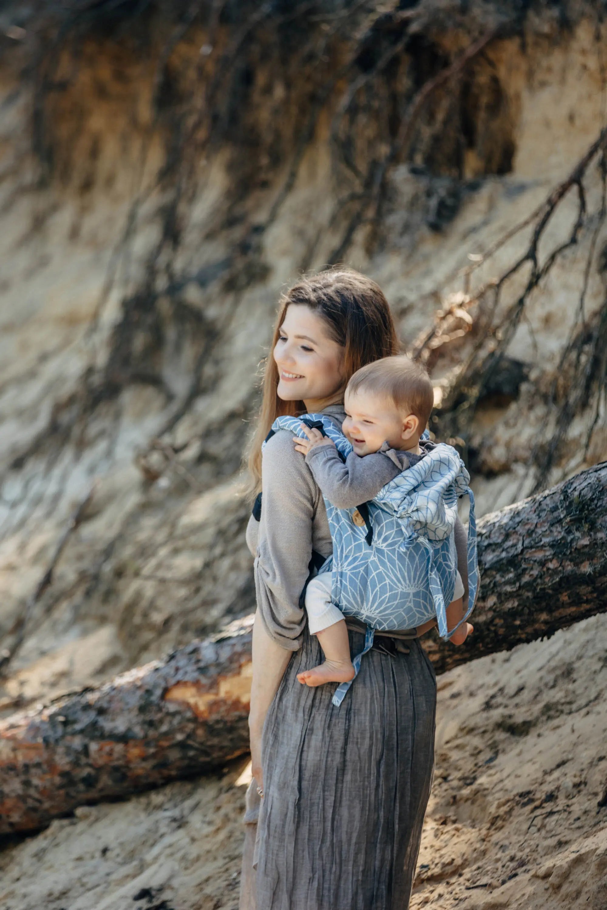 Lotus Blue Toddler Onbuhimo PRO by LennyLamb LennyLamb