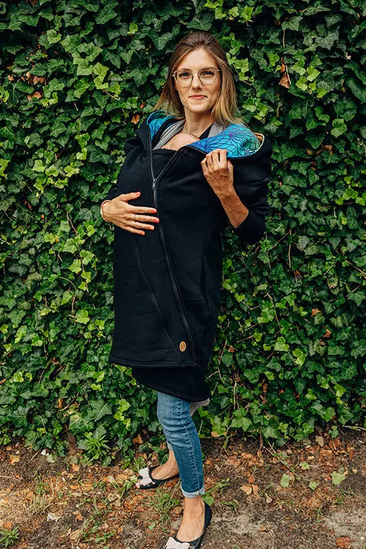 Babywearing Hoodie Rainbow Lotus by LennyLamb LennyLamb