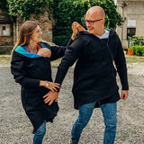 Babywearing Hoodie Rainbow Lotus by LennyLamb LennyLamb