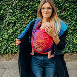 Babywearing Hoodie Rainbow Lotus by LennyLamb LennyLamb
