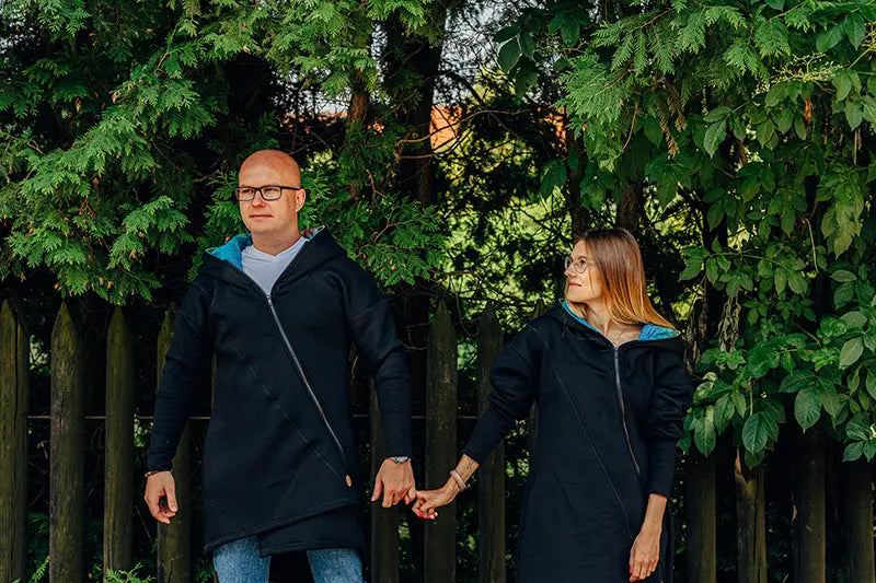 Babywearing Hoodie Rainbow Lotus by LennyLamb LennyLamb