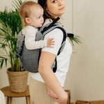 Herringbone Ombre Grey Toddler Onbuhimo PRO by LennyLamb LennyLamb