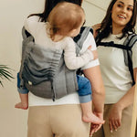 Herringbone Ombre Grey Toddler Onbuhimo PRO by LennyLamb LennyLamb