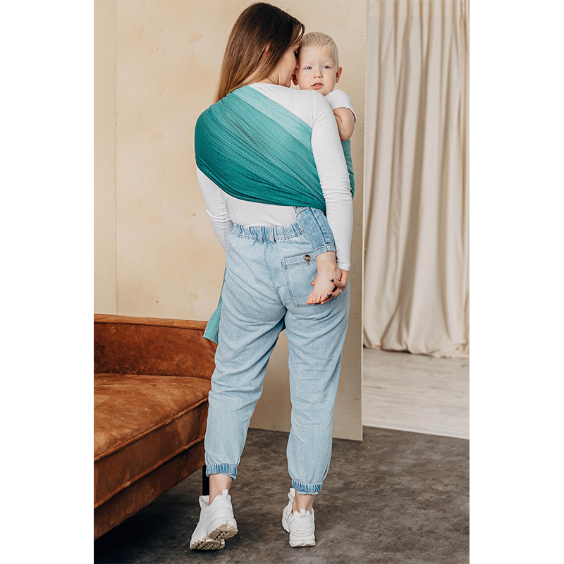 Ombre Green Ring Sling by LennyLamb LennyLamb