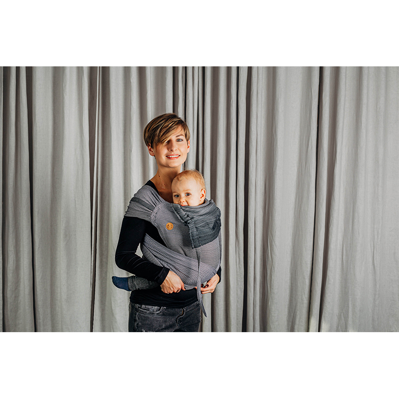 Ombre Grey Toddler Wrap-Tai by Lennylamb LennyLamb