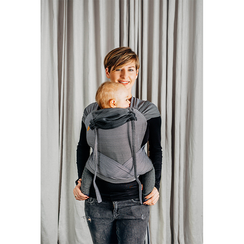 Ombre Grey Toddler Wrap-Tai by Lennylamb LennyLamb
