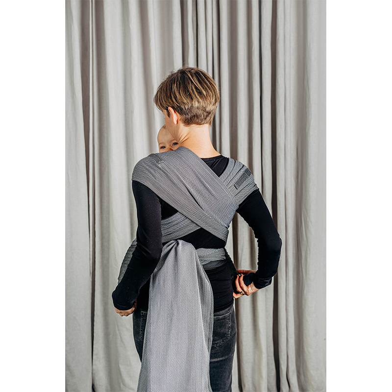 Ombre Grey Toddler Wrap-Tai by Lennylamb LennyLamb