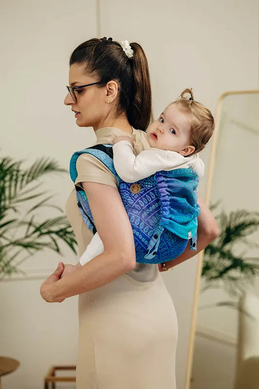 Peacock's Tail Fantasy Toddler Onbuhimo PRO by LennyLamb LennyLamb