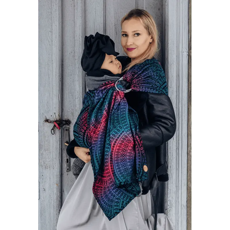Peacock's Tail Black Opal Ring Sling by LennyLamb LennyLamb
