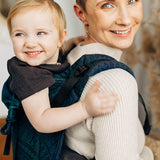 Peacock's Tail Quantum Toddler Onbuhimo by LennyLamb LennyLamb