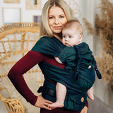 Peacock's Tail Quantum LennyHybrid Half Buckle by LennyLamb LennyLamb