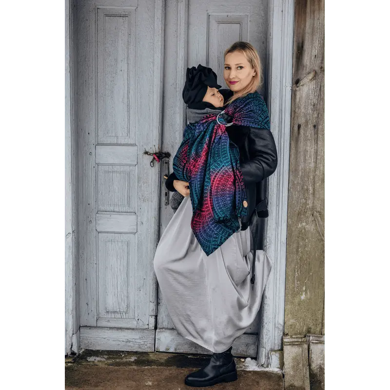 Peacock's Tail Black Opal Ring Sling by LennyLamb LennyLamb