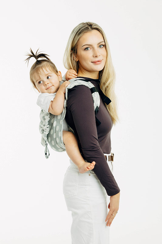 Polka Dots Plop Toddler Onbuhimo PRO by Lennylamb LennyLamb at Little Zen One