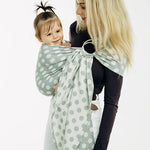 Polka Dots Plop Ring Sling by LennyLamb LennyLamb at Little Zen One