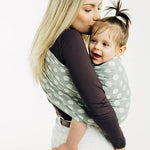 Polka Dots Plop Ring Sling by LennyLamb LennyLamb at Little Zen One