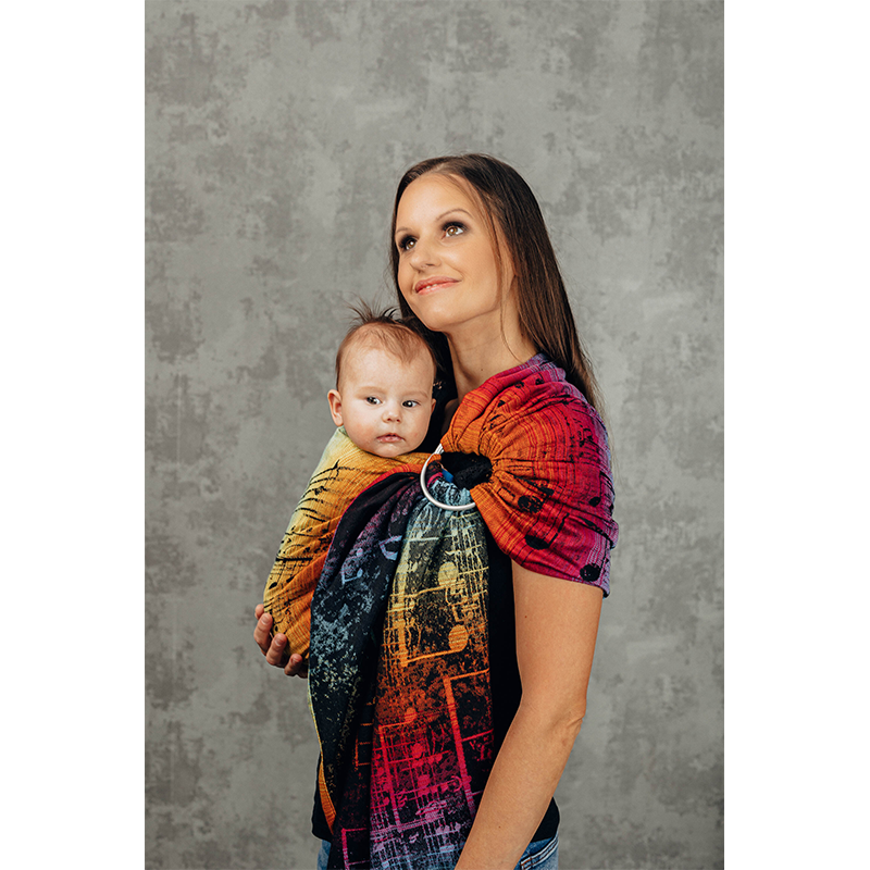 Symphony Rainbow Dark Ring Sling by LennyLamb LennyLamb