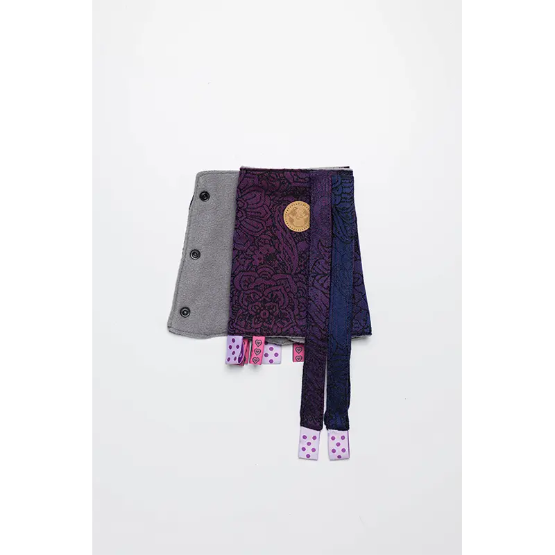 Wild Wine Bouquet Drool Pads & Reach Straps by LennyLamb LennyLamb